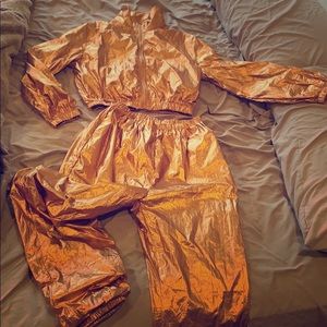 Gold Retro Tracksuit
